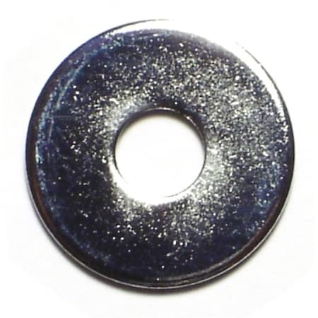 Midwest Fastener Fender Washer, For Screw Size #14 , Steel Chrome Plated Finish, 10 PK 74374